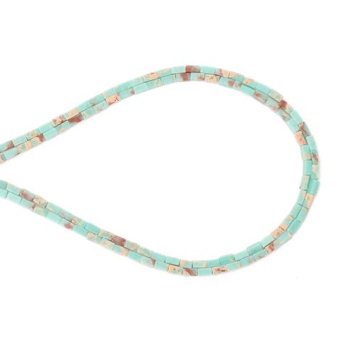 Türkis Naturperlen, Natürliche Türkis, DIY, gemischte Farben, 2x4mm, Länge:ca. 38 cm, verkauft von Strang