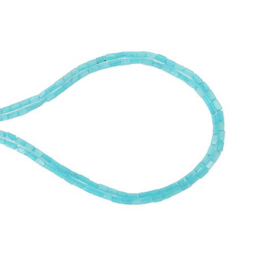 Perles amazonite, DIY, bleu cm, Vendu par brin