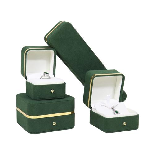 Plastic Gift Box, with Velveteen, portable & dustproof [
