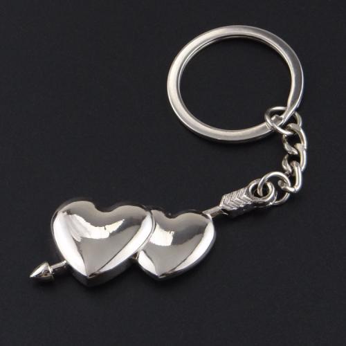 Zinc Alloy Key Chain Jewelry, gold color plated, fashion jewelry, silver color [
