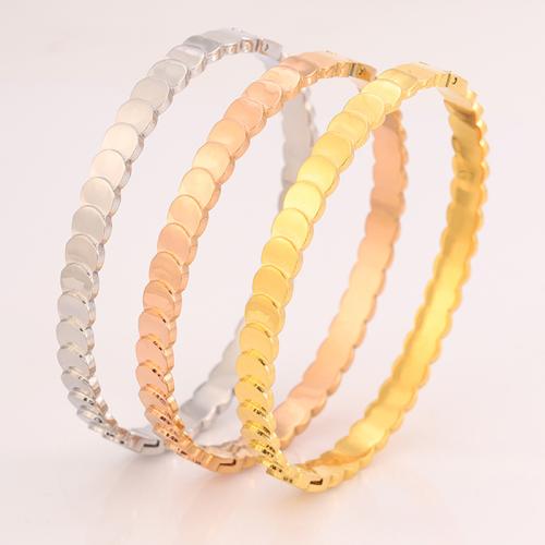 Bracelet en acier inoxydable, Acier inoxydable 304, Placage, bijoux de mode & pour femme, plus de couleurs à choisir, Vendu par PC