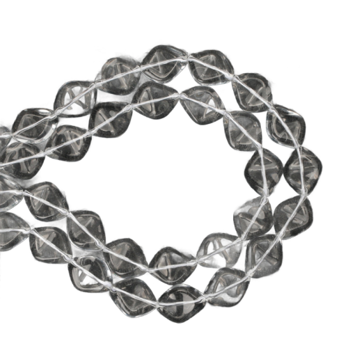 Fashion Crystal Beads, Rhombus, DIY, clear cm 