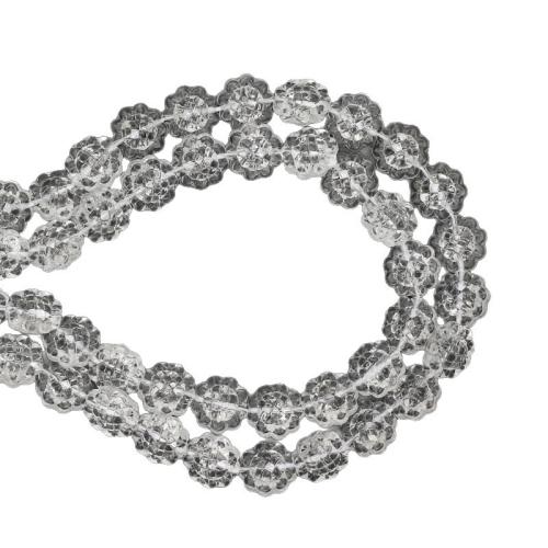 Perles de cristal fleur, Tournesol, DIY, transparent, 15mm cm, Vendu par brin[