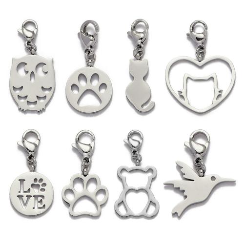 Stainless Steel Pendants, 304 Stainless Steel, gold color plated, DIY 