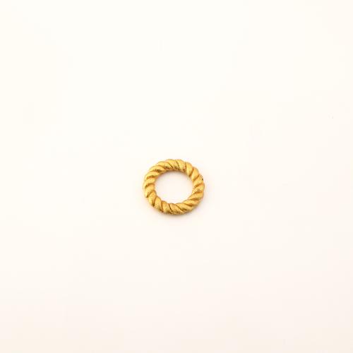 Messing Verknüpfung Ring, DIY, goldfarben, 9.5x9.5x1.5mm, verkauft von PC