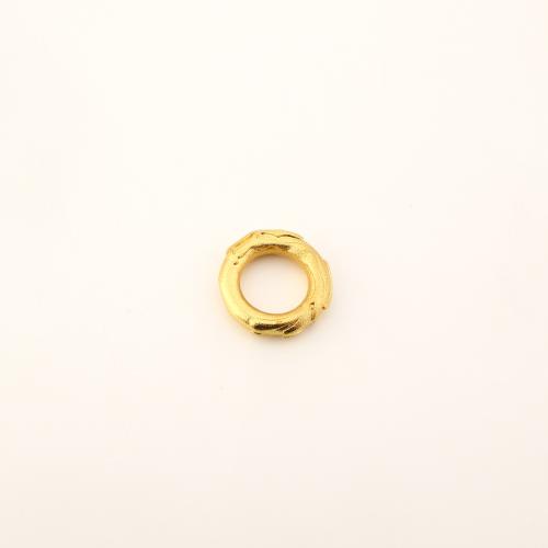 Messing Verknüpfung Ring, DIY, goldfarben, 6x6x3mm, verkauft von PC