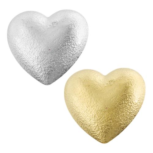 pendentifs de cœur en inox , Acier inoxydable 304, coeur, Placage, DIY, plus de couleurs à choisir Vendu par sac