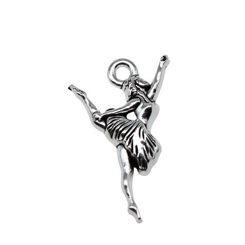 Colgantes de Aleación de Zinc en Forma Personaje, chapado, Bricolaje, 24x14mm, Vendido por UD