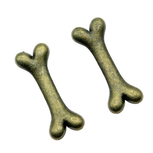 Zinc Alloy Jewelry Pendants, plated, DIY, antique bronze color [