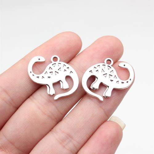 Pendentifs animaux en alliage de zinc, Dinosaure, Placage, DIY, plus de couleurs à choisir, Vendu par PC