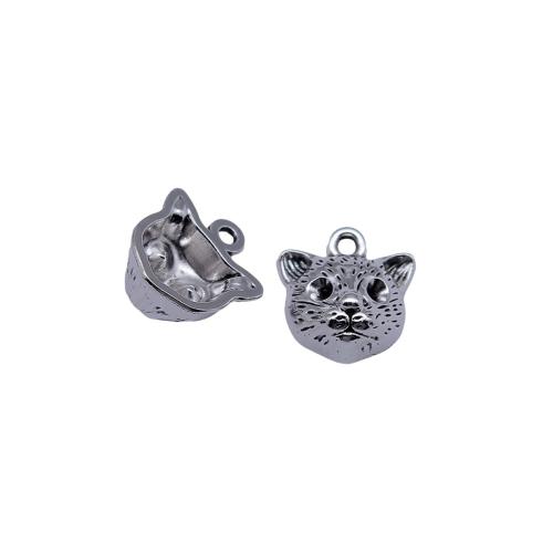 Zinc Alloy Animal Pendants, plated, DIY, antique silver color 
