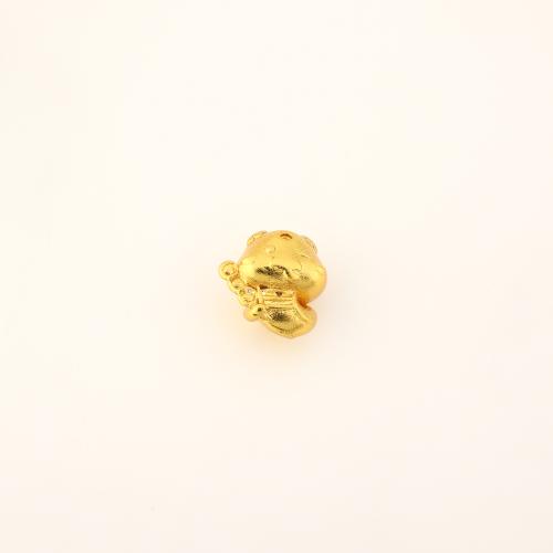 Weinlese Messing Perlen, DIY, goldfarben, 11.5x9x8mm, verkauft von PC