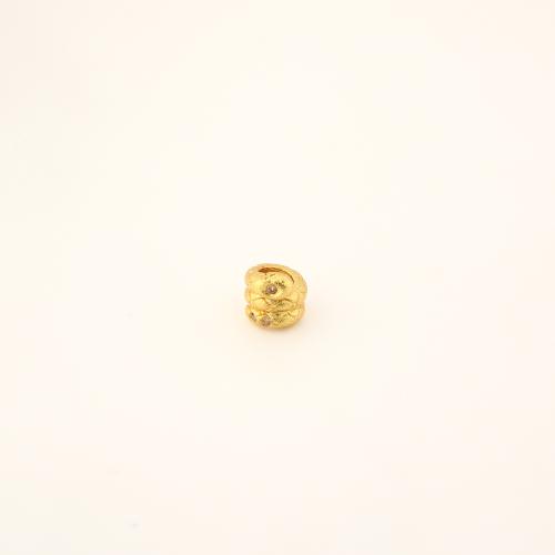 Cuentas Zirconia micro pavimenta cúbicos, metal, Bricolaje & micro arcilla de zirconia cúbica, dorado, 6x6x6mm, Vendido por UD[