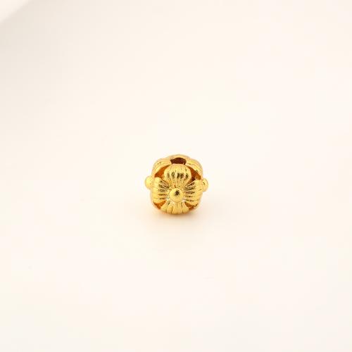 Weinlese Messing Perlen, Blume, DIY, goldfarben, 8x10x10mm, verkauft von PC