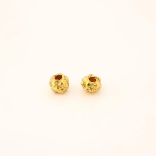 Weinlese Messing Perlen, DIY, goldfarben, 5.5x6.5x6.5mm, verkauft von PC