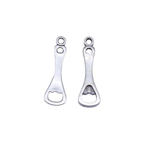 Zinc Alloy Jewelry Pendants, plated, DIY & hollow, antique silver color [