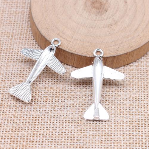 Bijoux pendentifs en Zinc alliage , alliage de zinc, avion, Placage, DIY, Vendu par PC