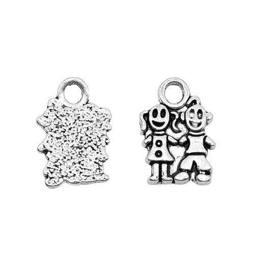 Colgantes de Aleación de Zinc en Forma Personaje, chapado, Bricolaje, Vendido por UD