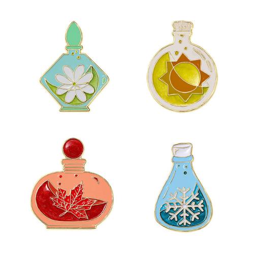 Broche émail, alliage de zinc, Bouteille, unisexe & styles différents pour le choix, doré, Vendu par PC