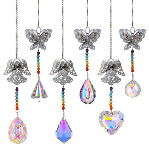 cristal Ornements suspendus, avec alliage de zinc, styles différents pour le choix Environ 35 cm, Vendu par PC