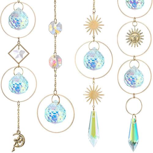 Crystal Hanging Ornaments, with Zinc Alloy 200mm [