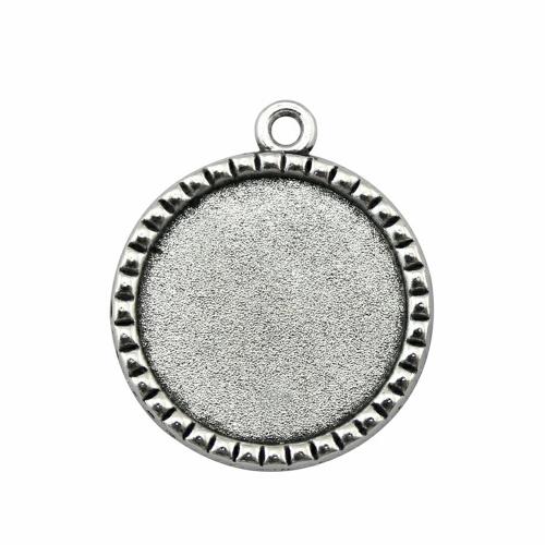 Pendantif en Alliage de zinc  , Rond, Placage, DIY, Diamètre inté Environ 25mm, Vendu par PC