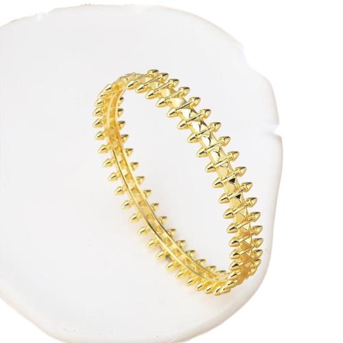 Brass Bangle, plated, fashion jewelry, golden 