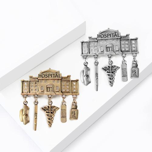 Zinc Alloy Jewelry Brooch, plated, fashion jewelry 