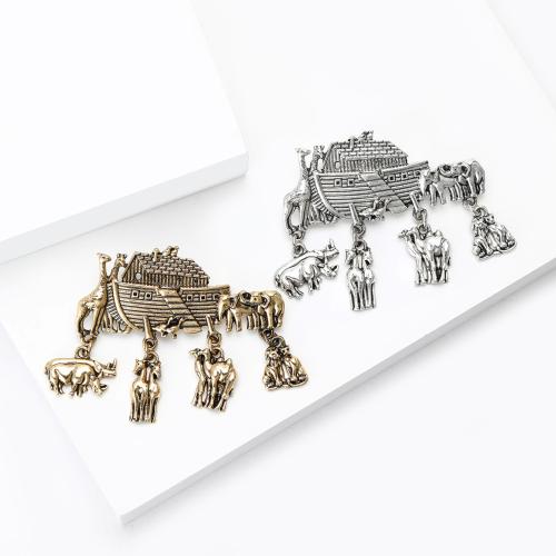 Zinc Alloy Jewelry Brooch, plated, fashion jewelry 