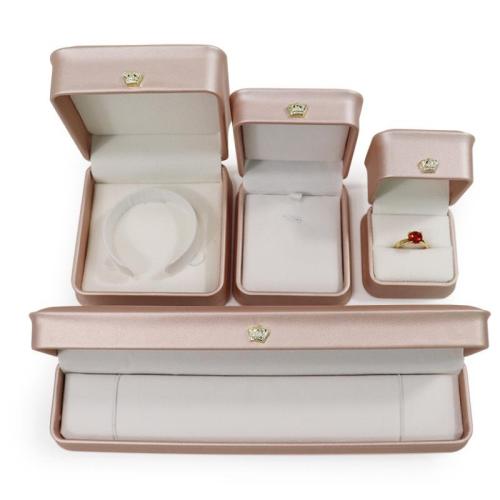 cuir PU boîte-cadeau, avec plastique, normes différentes pour le choix, plus de couleurs à choisir, Vendu par PC