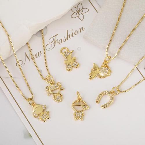 Cubique Pendentif en laiton zircon pavent, Lettre d’alphabet, Placage, DIY & pavé de micro zircon, plus de couleurs à choisir, protéger l'environnement, sans nickel, plomb et cadmium, Vendu par PC[