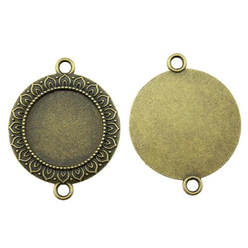 Zinc Alloy Connector Setting, plated, DIY Inner Approx 20mm 