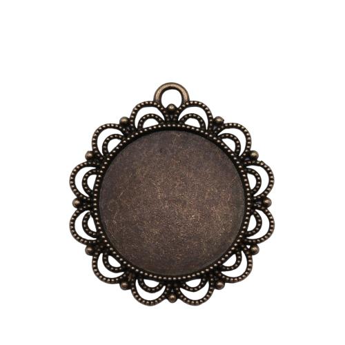 Pendantif en Alliage de zinc  , Placage, DIY & creux, plus de couleurs à choisir, Diamètre inté Environ 25mm, Vendu par PC