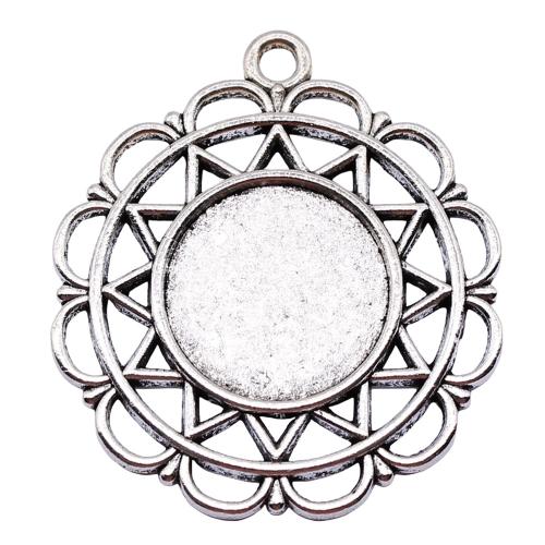 Pendantif en Alliage de zinc  , Placage, DIY & creux, plus de couleurs à choisir, Diamètre inté Environ 18mm, Vendu par PC
