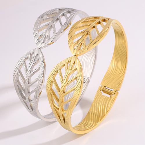 Bracelet en acier inoxydable, Acier inoxydable 304, Placage, bijoux de mode & pour femme & creux, plus de couleurs à choisir, Vendu par PC