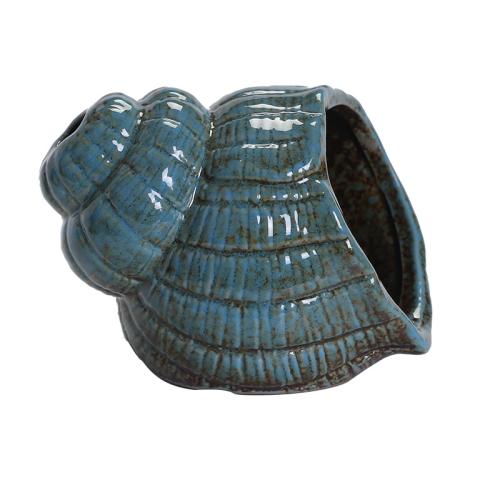 Porcelain Incense Burner, Conch, handmade, for home and office [