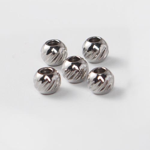 Stainless Steel Beads, 304 Stainless Steel, silver color plated, DIY, silver color Inner Approx 1.5mm [