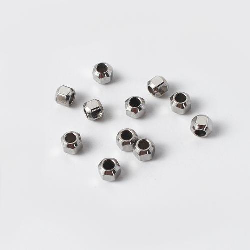 Stainless Steel Beads, 304 Stainless Steel, silver color plated, DIY, silver color Inner Approx 1.5mm 