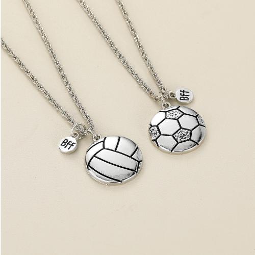 Zinc Alloy Necklace, plated, fashion jewelry & Unisex original color 