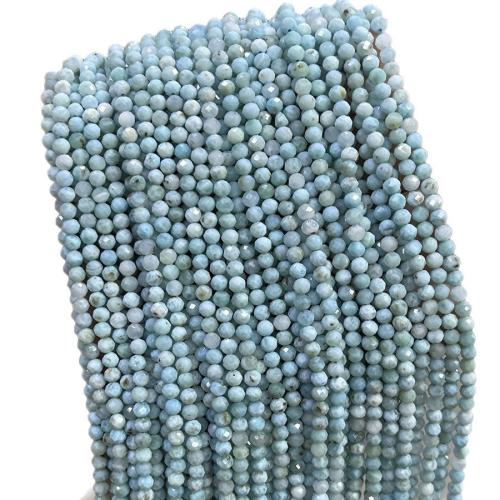 Perles de pierre gemme unique, Larimar, DIY, couleurs mélangées, 3.5mm Environ 38 cm, Vendu par brin
