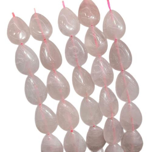 Perles en Quartz Rose naturel, DIY, rose, 13-18mm cm, Vendu par brin[