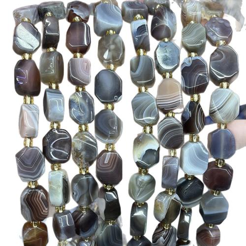 Natural Persian Gulf Agate, with Seedbead, DIY, mixed colors, 12-14mm cm [