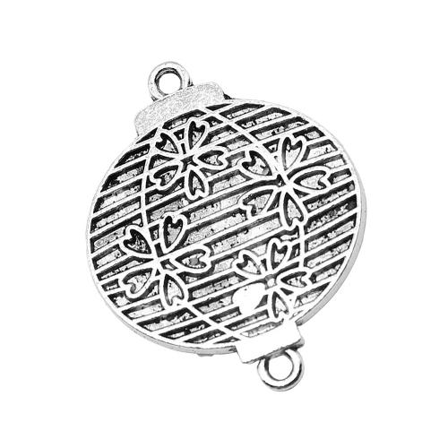 Zink Legierung Anhänger Verbinder, Zinklegierung, Laterne, plattiert, DIY, verkauft von PC