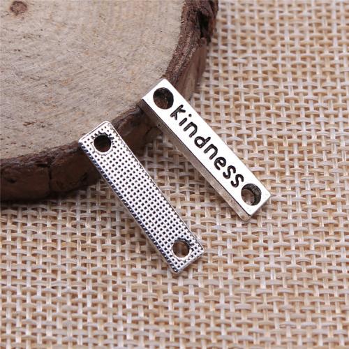 Alliage de zinc connecteur Bar, rectangle, Placage, DIY, plus de couleurs à choisir Vendu par sac