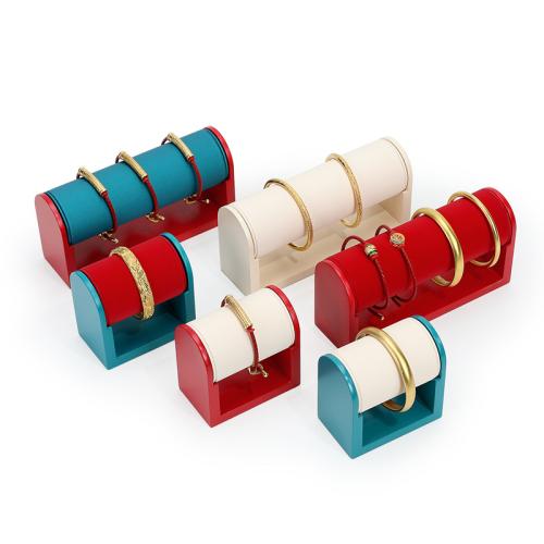 cuir PU affichage de bracelet, vernis au four, styles différents pour le choix, Vendu par PC