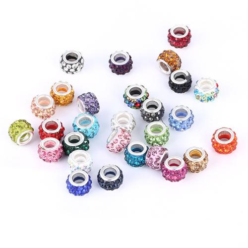 Rhinestone Clay Pave Beads, Polymer Clay, DIY & with rhinestone 11mm [