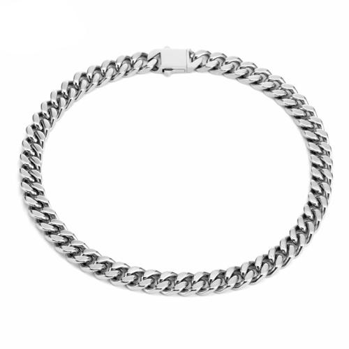 Acier inoxydable 304 Collier et bracelet, Placage, bijoux de mode & pour homme, plus de couleurs à choisir, Vendu par PC