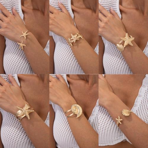 Iron Cuff Bangle, gold color plated, fashion jewelry 