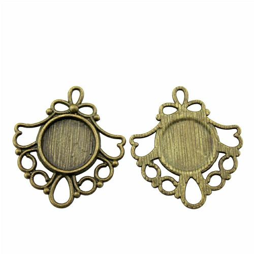 Pendantif en Alliage de zinc  , Placage, DIY & creux, plus de couleurs à choisir, Diamètre inté Environ 12mm Vendu par sac