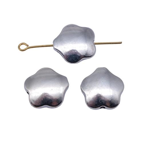 Perles plates en alliage de zinc , fleur, Placage, DIY Vendu par sac[